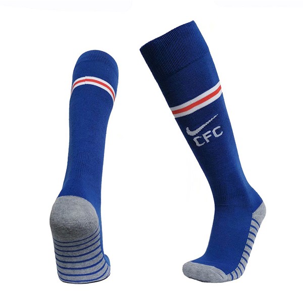 Socken Chelsea Auswarts 2019-20 Blau Fussballtrikots Günstig